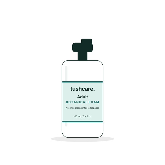 TushCare Botanical Foam, 100 mL pump bottle