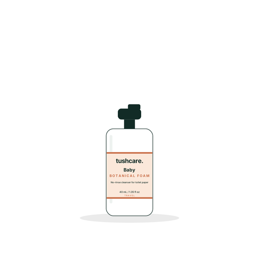TushCare Baby Botanical Foam, 40 mL travel size